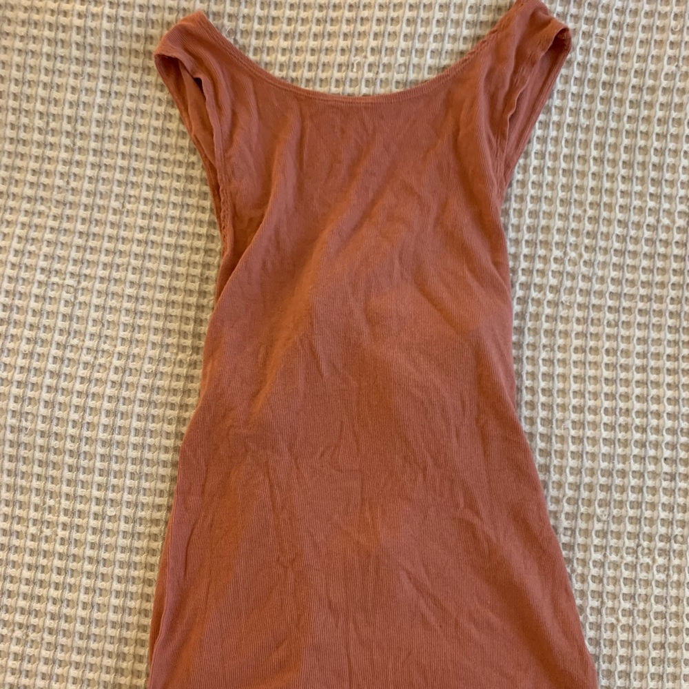 Free people open back tank